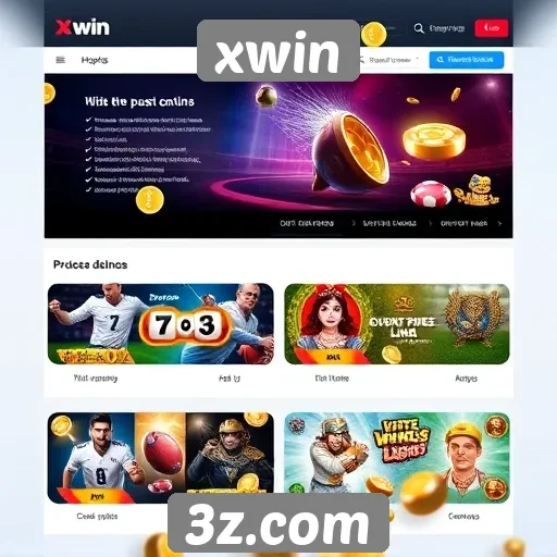 Análise das funcionalidades do site xwin